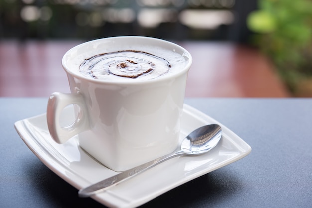 Cappuccino tazza di caffè, caffè caldo