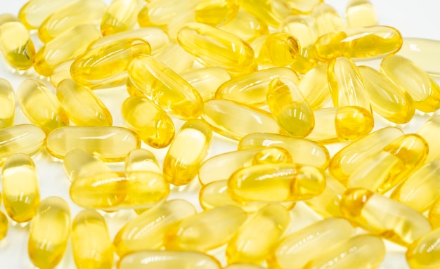 Capsule di olio di pesce Omega 3.