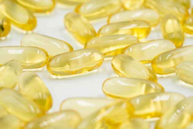 Capsule di olio di pesce Omega 3.