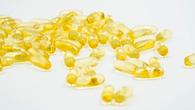 Capsule di olio di pesce Omega 3.