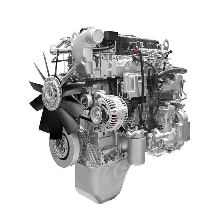 Car truck Engine on white background