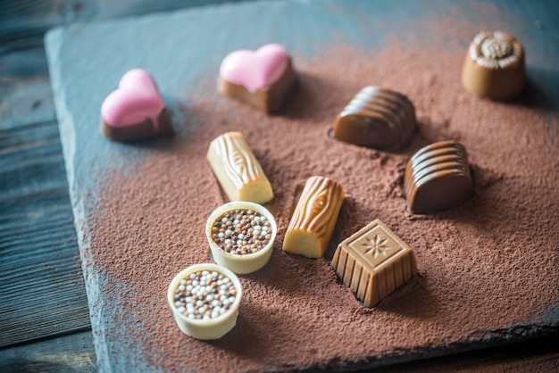 Caramelle Al Cioccolato Con Cacao