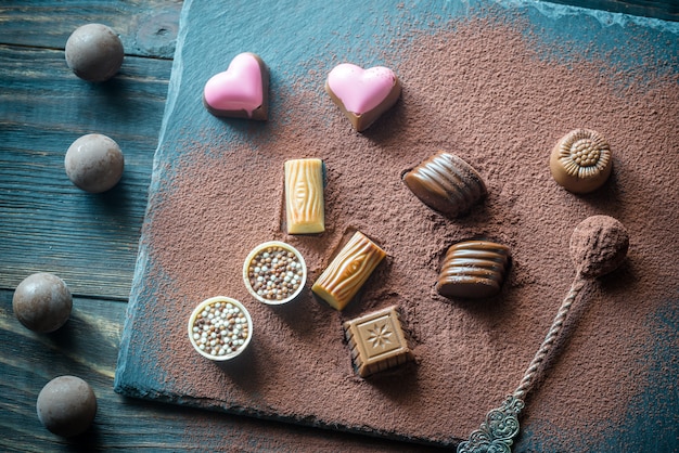 Caramelle Al Cioccolato Con Cacao