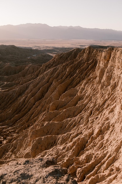 Caratteri Punto Paesaggio Deserto Anza Borrego