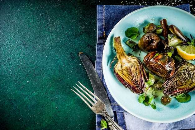 Carciofi cotti al forno