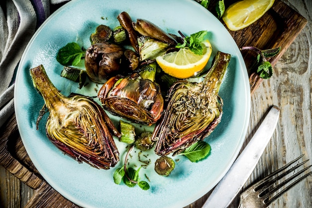 Carciofi cotti al forno