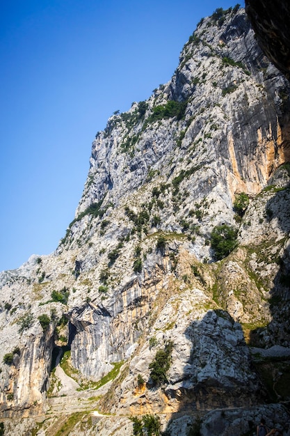 Cares trail ruta del Cares in Picos de Europa Asturias Spagna