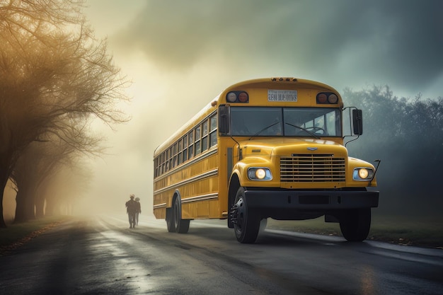 Carico e scarico degli scuolabus