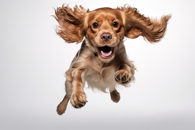 Carino e giocoso cocker spaniel inglese