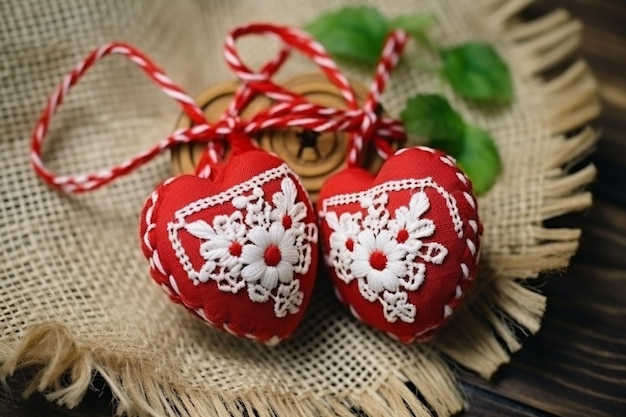 Carino martisor con i cuori