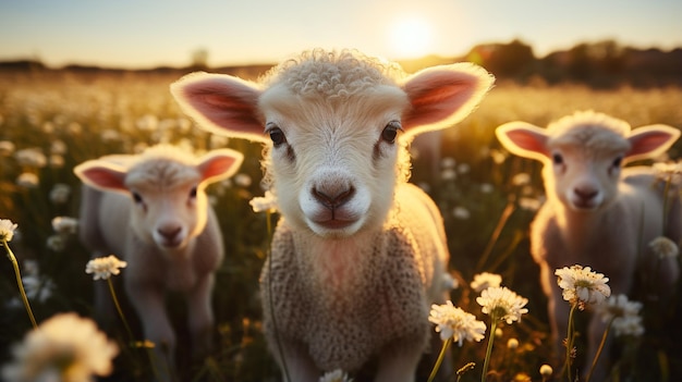 carino piccolo agnello