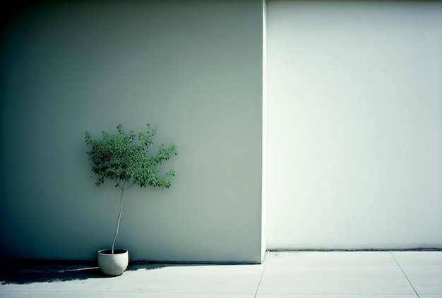 Carino piccolo albero minimalista 3d illustrato