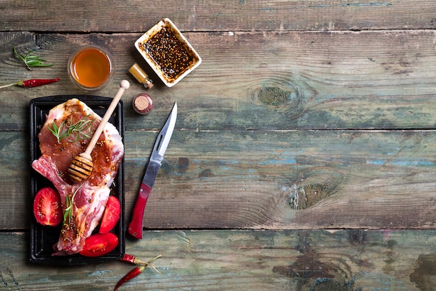 Carne cruda, bistecca di manzo