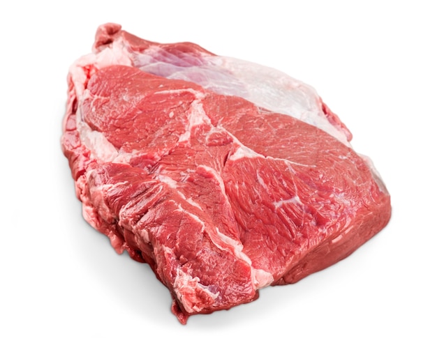 Carne cruda isolata