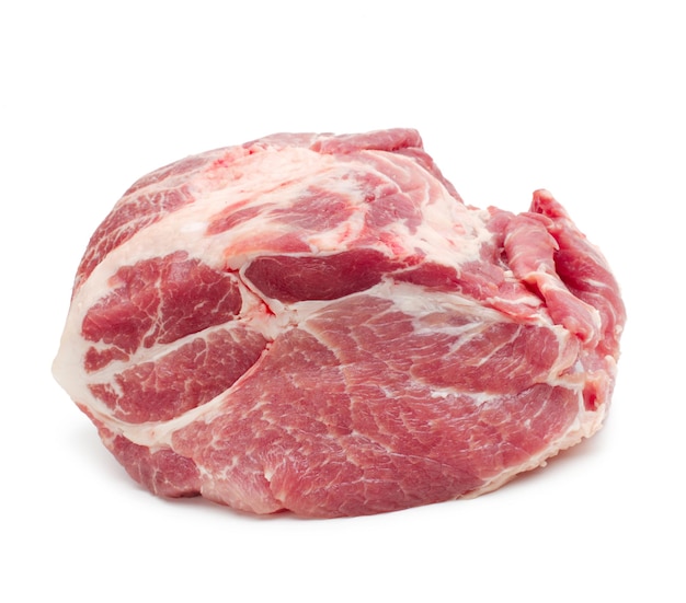 Carne di maiale cruda