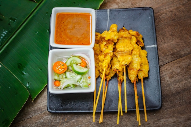 Carne di maiale satay