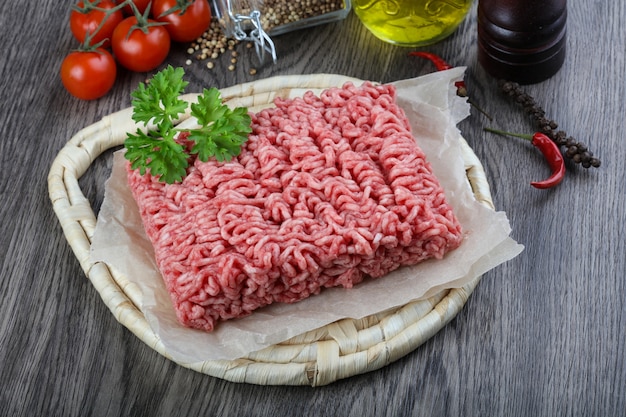 Carne di manzo macinata