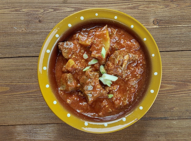 Carne Durbari - Piatto indiano, agnello con spezie.