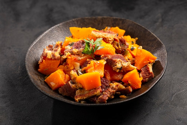 Carne secca con zucca Piatto tipico brasiliano