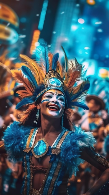 Carnevale a Rio de Janeiro Brasile AI generativa