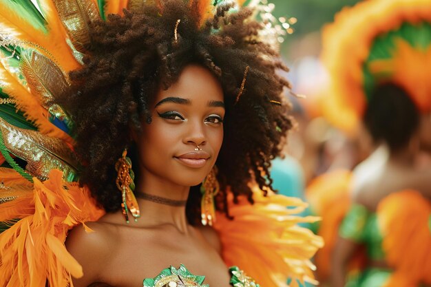 Carnevale divertente Parate festive Costumi colorati Feste di strada gioiose e feste culturali