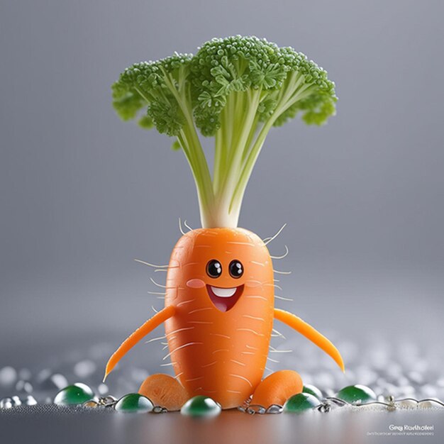 carota carina miki asai macrofotografia primo piano iper dettagliato trend su artstation sharp 5215