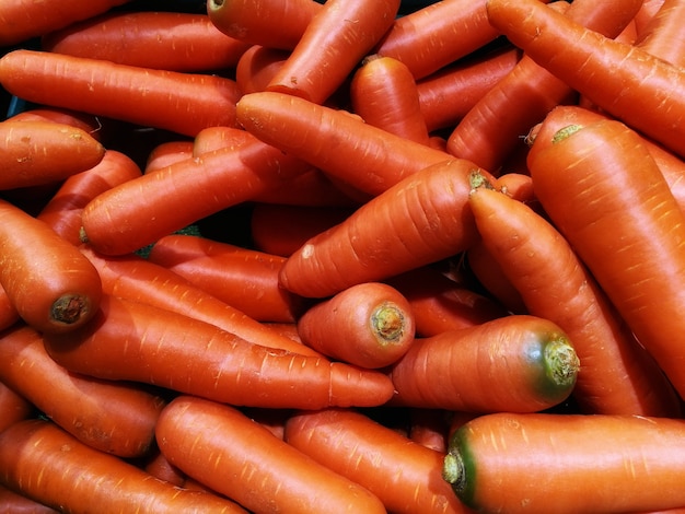 Carote.Concept for I benefici delle verdure arancioni