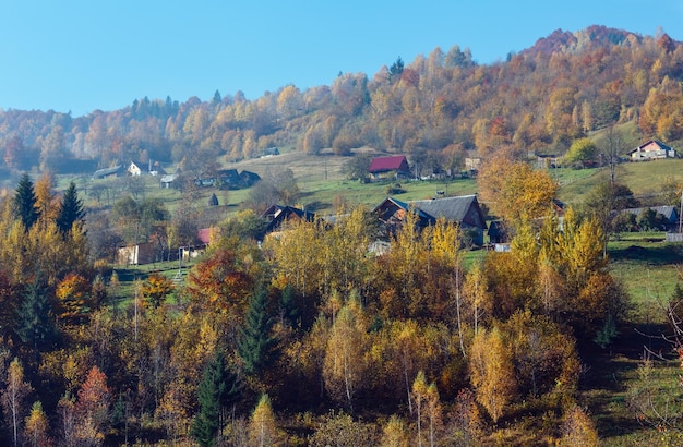 Carpazi d'autunno Ucraina