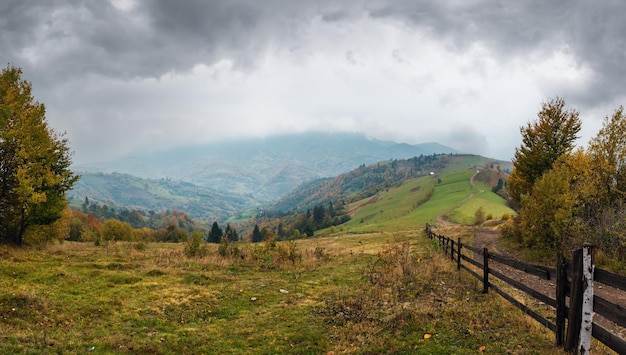 Carpazi d'autunno Ucraina