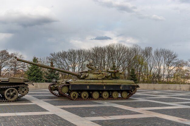 Carro armato dell'esercito nel Museo nazionale di storia ucraina nella seconda guerra mondiale