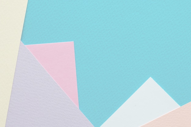 Carta a colori astratti e fondo di carta pastello colorato creativo
