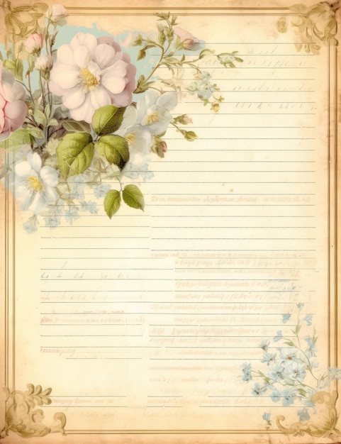 Carta bianca sbiadita Shabby Chic