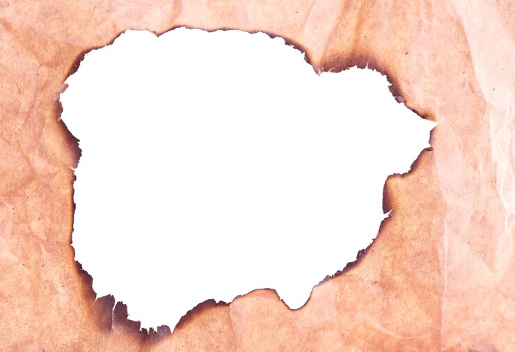 Foto carta bruciata come sfondo