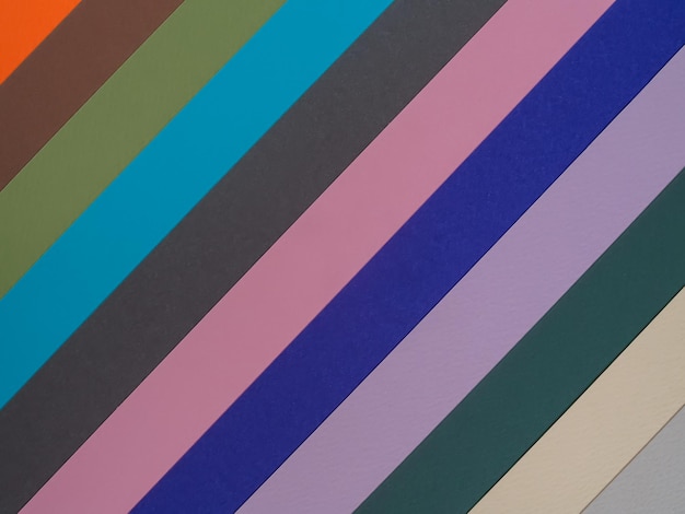 Carta colorata Una pila di carta colorata Fotografia a fotogramma completo di sfondo di carta colorato muti