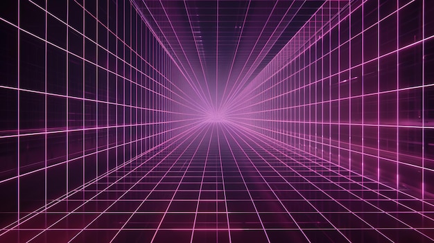 carta da parati a griglia futuristica