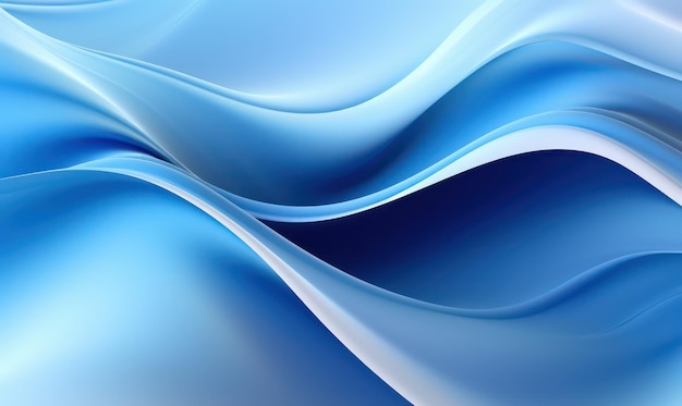 Carta da parati astratta onde blu per sfondo del desktop e progetti di design