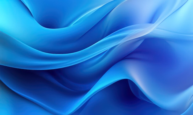 Carta da parati astratta onde blu per sfondo del desktop e progetti di design