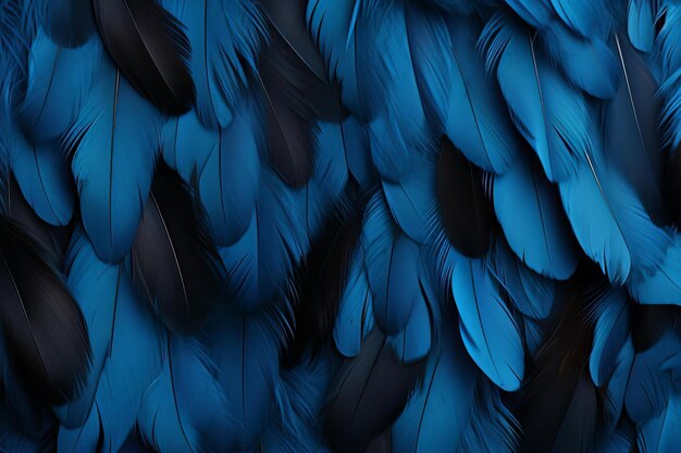 carta da parati Blue Feathers per iPhone e Android