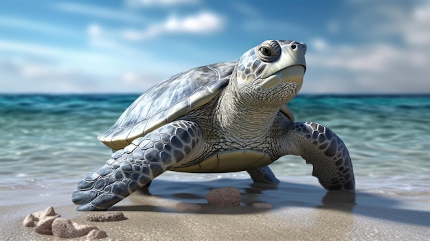 Carta da parati caretta HD 8K Immagine fotografica d'archivio