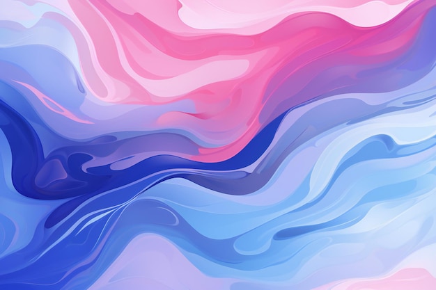 Carta da parati con vernice liquida astratta colorata Aqua Fusion