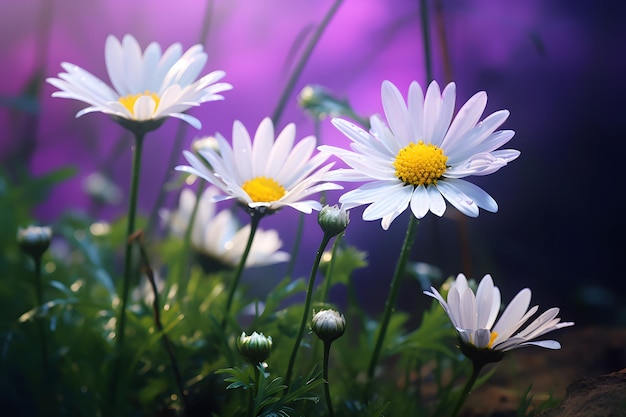 carta da parati di fiori di aster viola