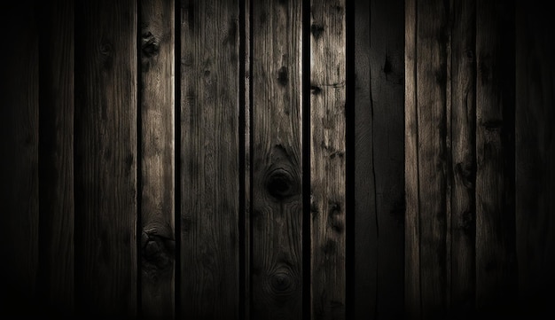 Carta da parati in legno scuro con uno sfondo scuro