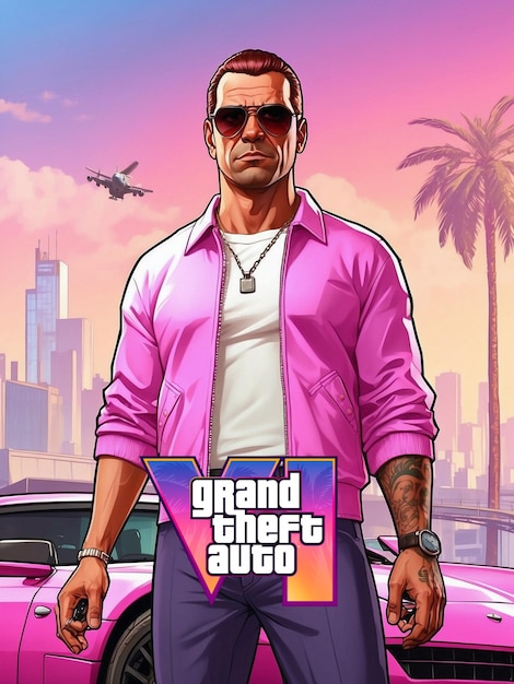 carta da parati per il gioco GTA 6