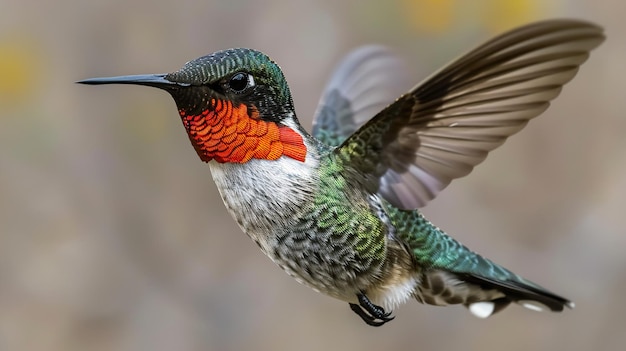 carta da parati realistica colibrì HD 8K Immagine fotografica