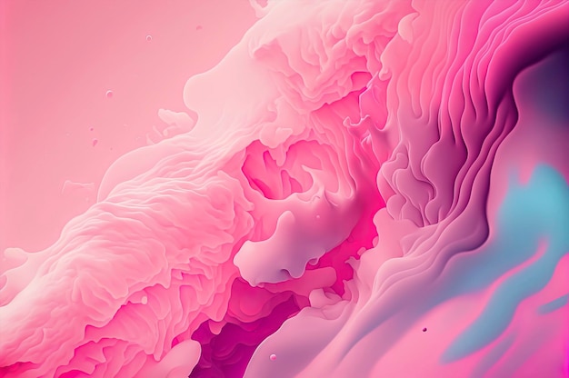Carta da parati rosa pastello moderna Fondo fluido astratto pastello rosa dell'onda