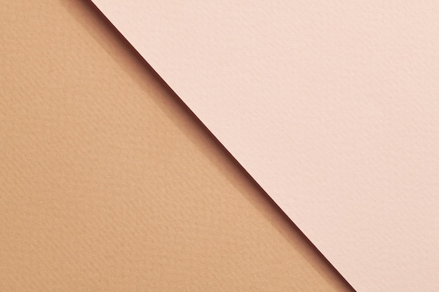 Carta kraft ruvida trama della carta di sfondo diverse tonalità di beige Mockup con spazio per la copia di textxA