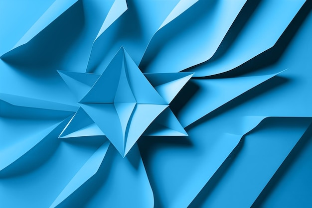 Carta origami colorata come sfondo astratto Immagine generata ai