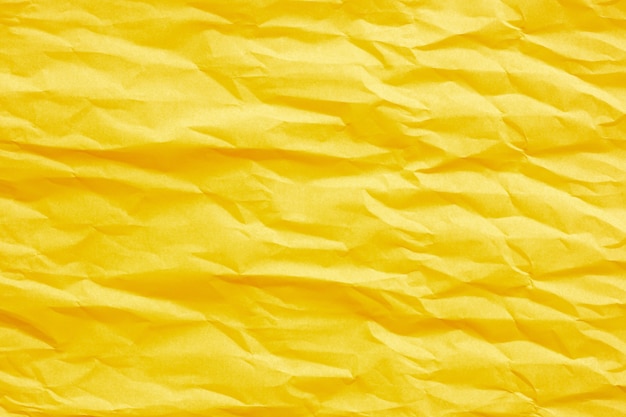 Carta stropicciata giallo oro