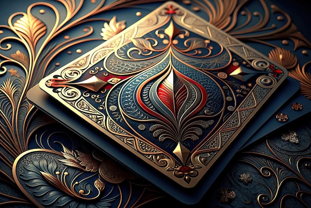Carte da gioco estremamente lussuose e realistiche per il poker e il blackjack