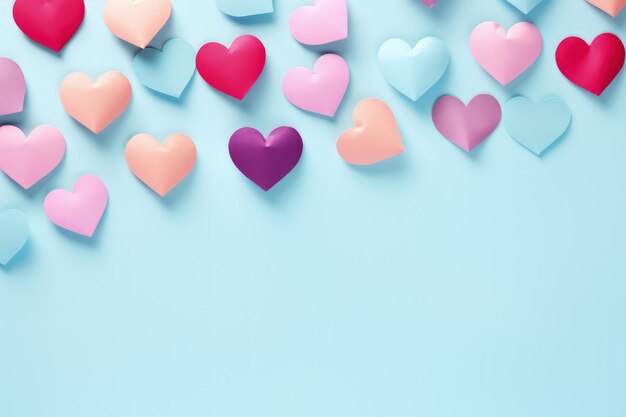 Carte di auguri di design morbido e delicato a cuore rosa pastello per il giorno di San Valentino e la celebrazione dell'amore